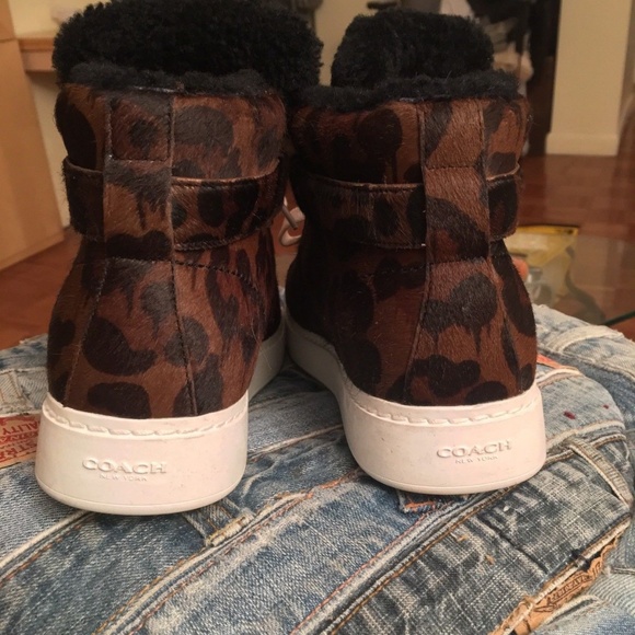 Coach Richmond Swagger Leopard Sneaker 7 - Picture 5 of 6